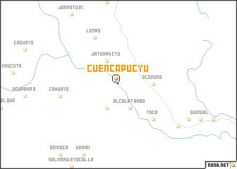 map of Cuencapucyu