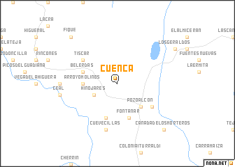 map of Cuenca