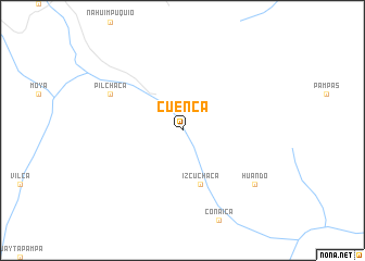 map of Cuenca