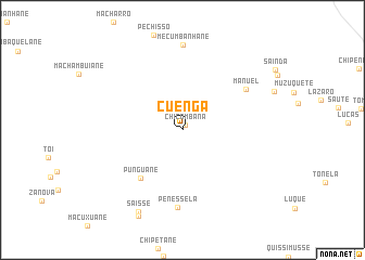 map of Cuenga