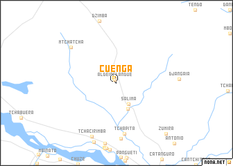 map of Cuenga