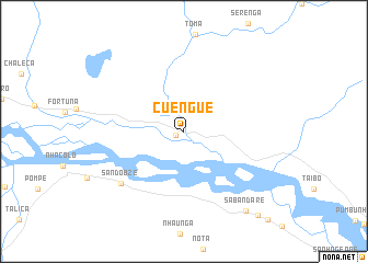 map of Cuengue