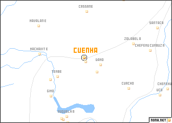 map of Cuenha