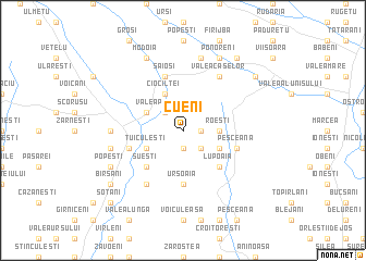 map of Cueni