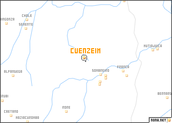 map of Cuenzeim