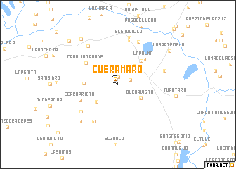 map of Cuerámaro