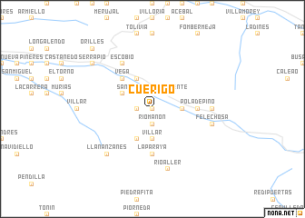 map of Cuérigo