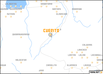 map of Cuerito