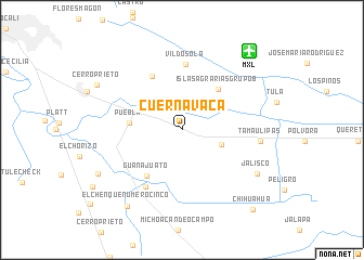 map of Cuernavaca