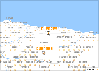 map of Cuerres