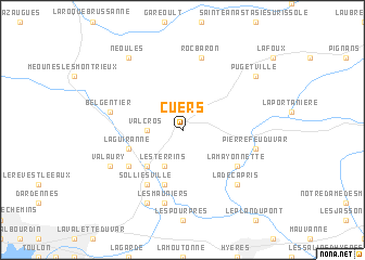 map of Cuers