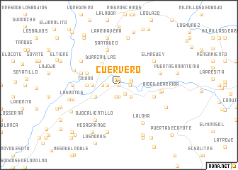 map of Cuervero