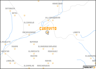 map of Cuervito
