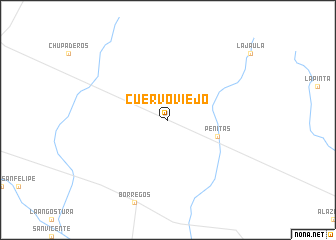 map of Cuervo Viejo