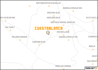 map of Cuestablanca