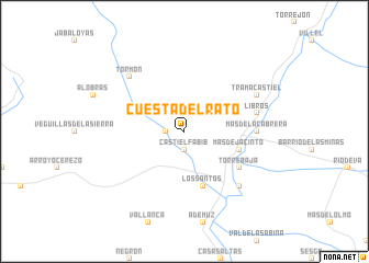 map of Cuesta del Rato