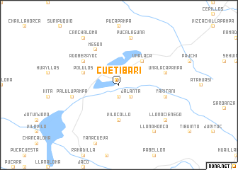 map of Cuetibari