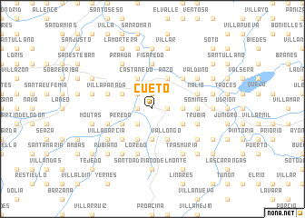 map of Cueto