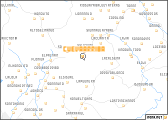 map of Cueva Arriba