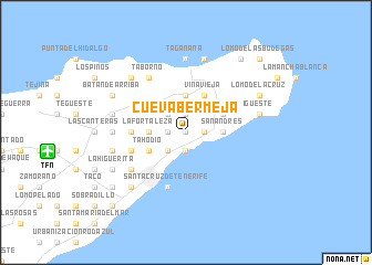 map of Cueva Bermeja