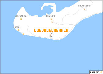 map of Cueva de la Barca