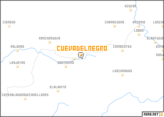 map of Cueva del Negro