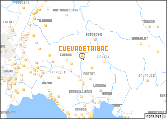 map of Cueva de Taibac