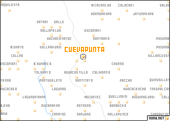 map of Cueva Punta