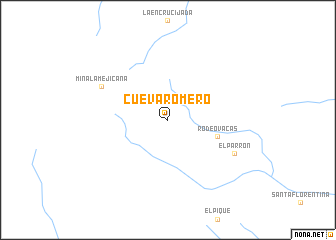 map of Cueva Romero