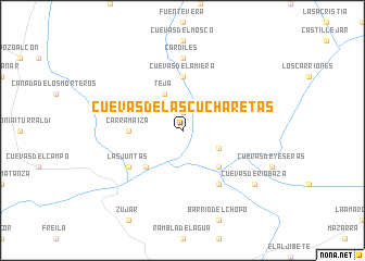 map of Cuevas de las Cucharetas