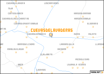 map of Cuevas de Lavaderas