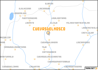 map of Cuevas del Mosco