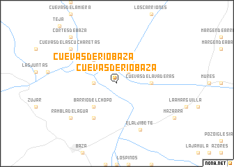 map of Cuevas de Río Baza