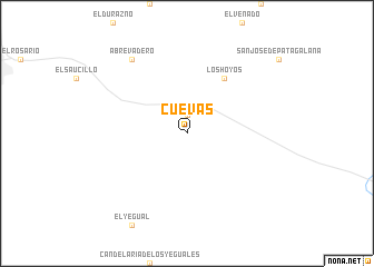 map of Cuevas