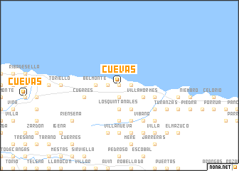 map of Cuevas