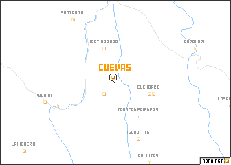 map of Cuevas