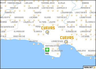 map of Cuevas