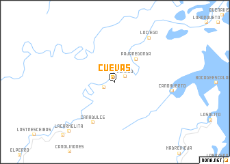 map of Cuevas