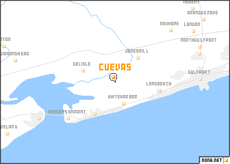 map of Cuevas