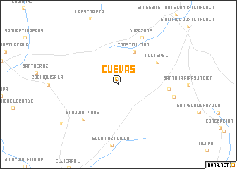 map of Cuevas