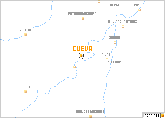 map of Cueva