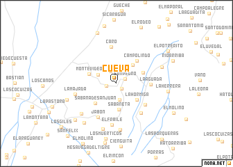 map of Cueva