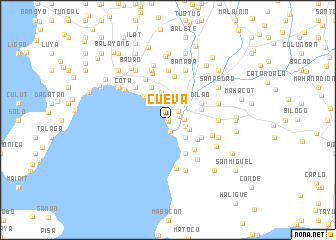 map of Cueva