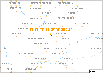 map of Cuevecillas de Abajo