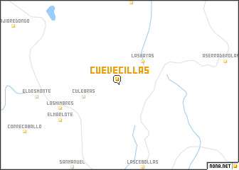 map of Cuevecillas