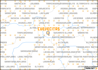 map of Cuevecitas