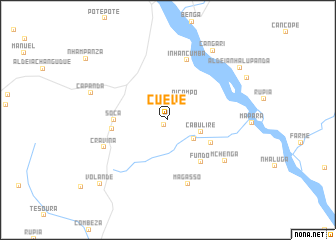 map of Cuéve