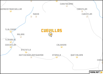 map of Cuevillas