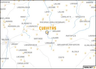 map of Cuevitas