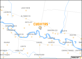 map of Cuevitas